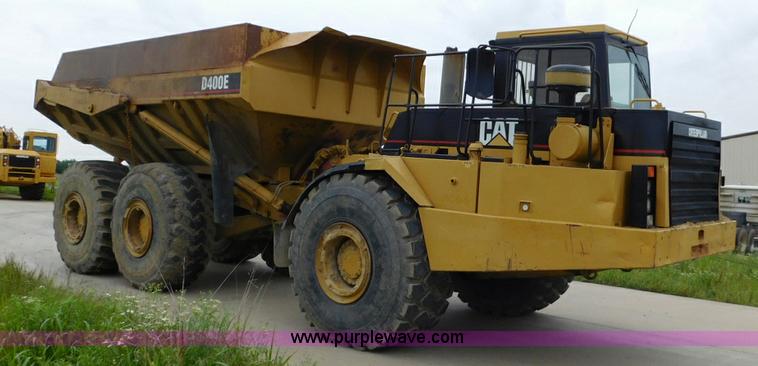 image for item K7176 1998 Caterpillar D400E articulated haul truck