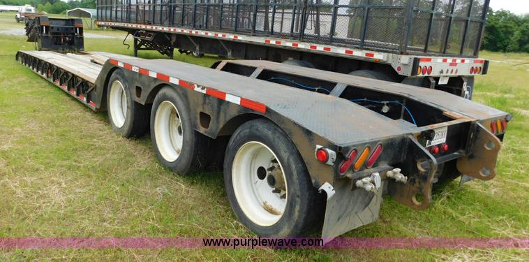 image for item L5848 2013 Atoka RGN503 lowboy equipment trailer