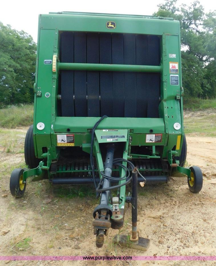 image for item L5850 2008 John Deere 568 Mega Wide Plus round baler