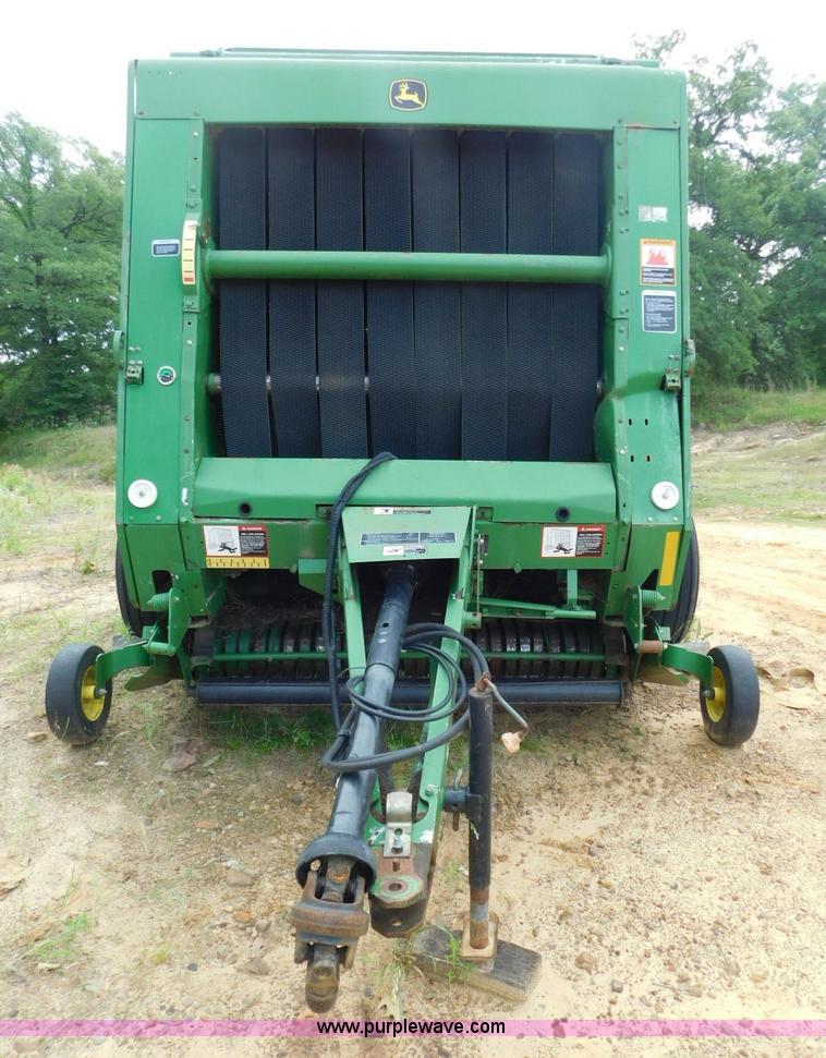 image for item L5850 2008 John Deere 568 Mega Wide Plus round baler