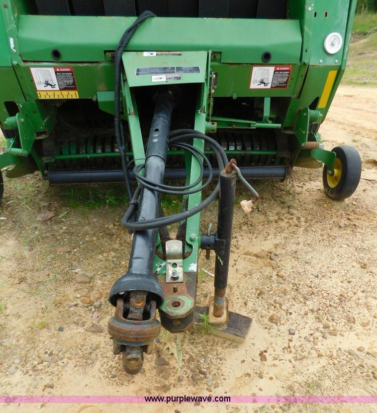 image for item L5850 2008 John Deere 568 Mega Wide Plus round baler