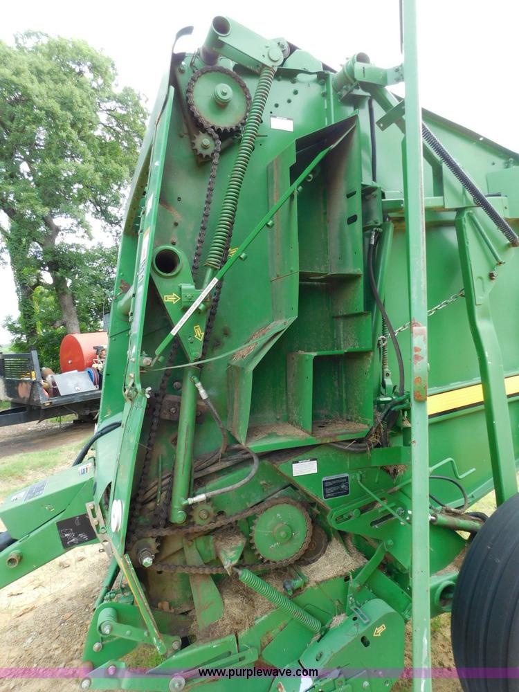image for item L5850 2008 John Deere 568 Mega Wide Plus round baler