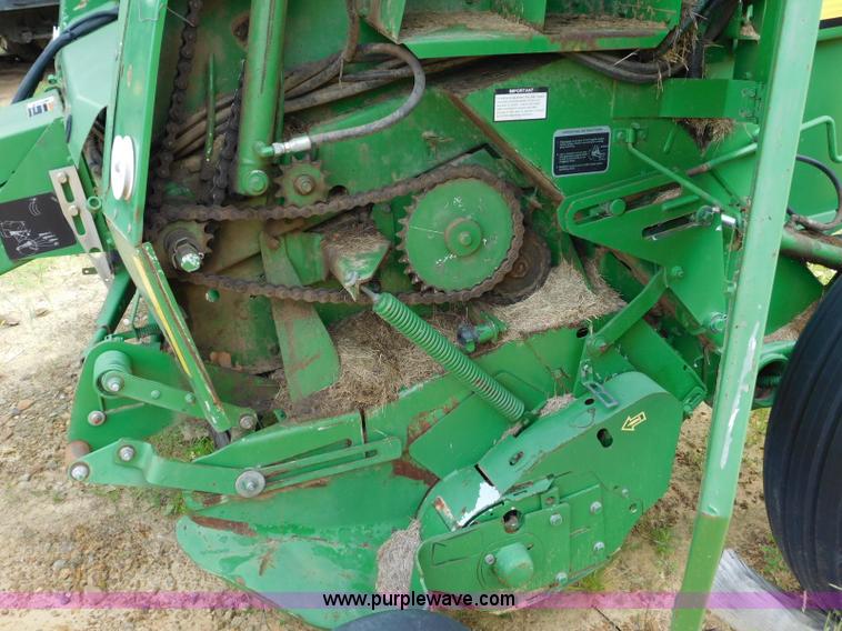 image for item L5850 2008 John Deere 568 Mega Wide Plus round baler