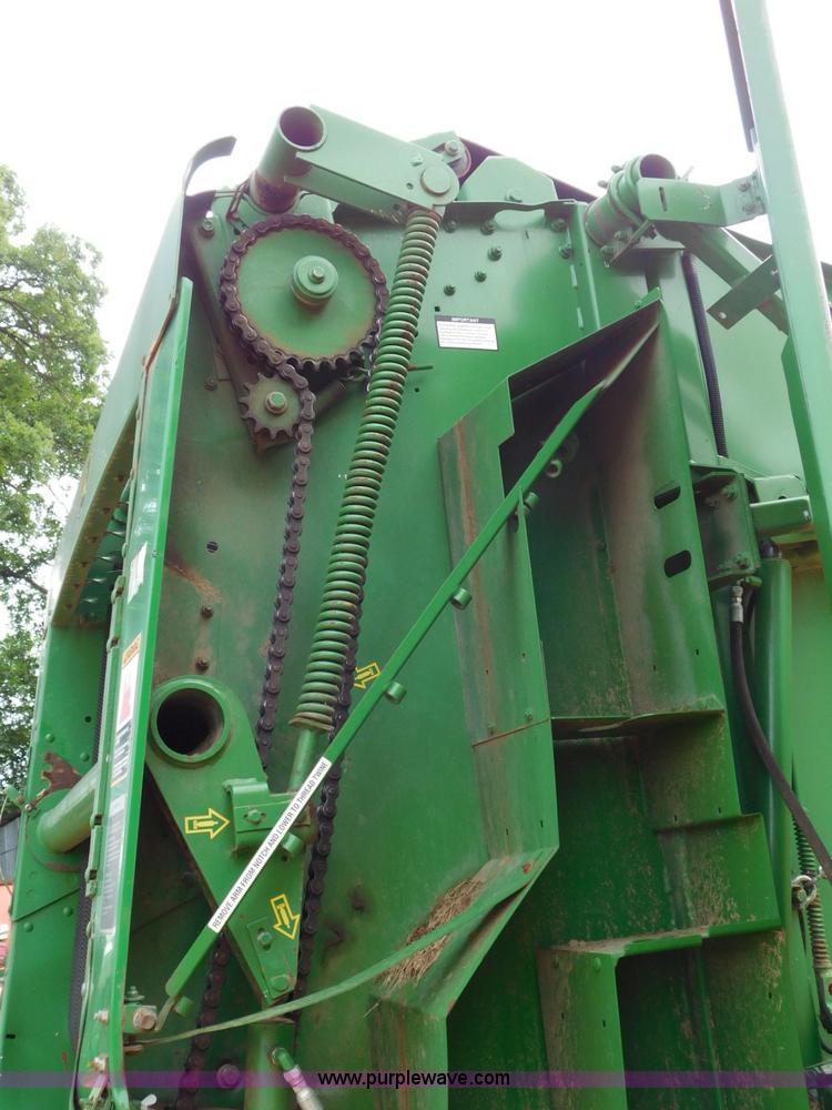 image for item L5850 2008 John Deere 568 Mega Wide Plus round baler