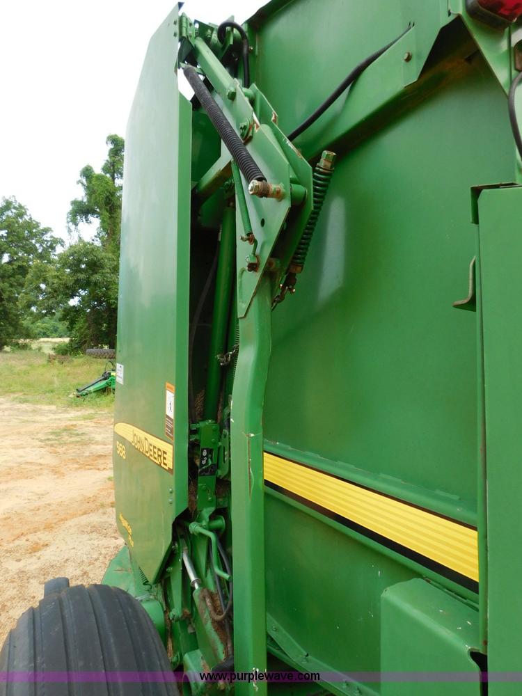 image for item L5850 2008 John Deere 568 Mega Wide Plus round baler