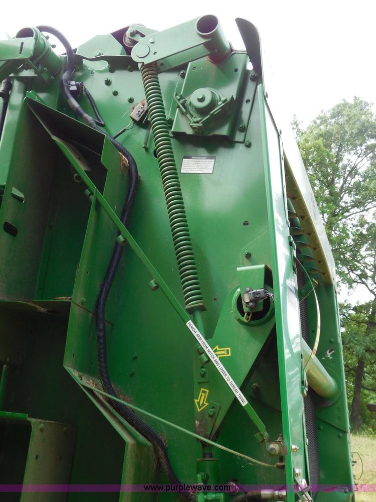 image for item L5850 2008 John Deere 568 Mega Wide Plus round baler