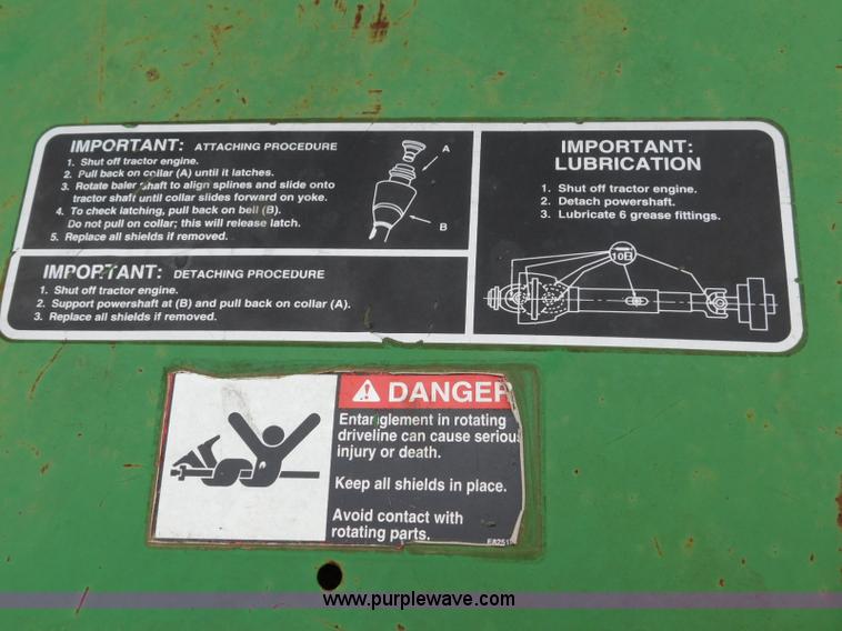 image for item L5850 2008 John Deere 568 Mega Wide Plus round baler