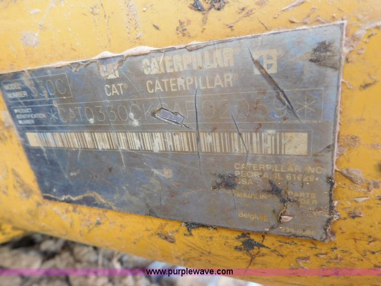 image for item L5853 2005 Caterpillar 330C L excavator