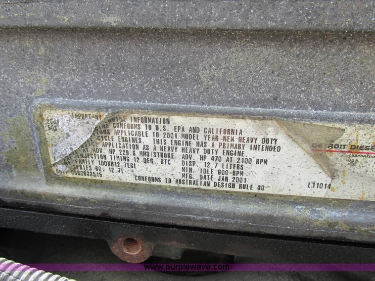 image for item K1394 2003 Freightliner Coronado semi truck