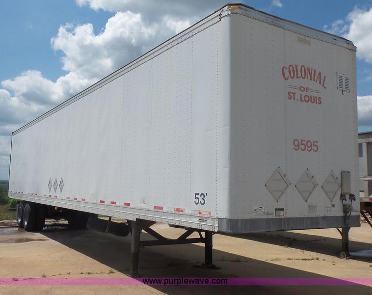 image for item K1410 1999 Fruehauf dry van trailer