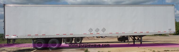 image for item K1410 1999 Fruehauf dry van trailer