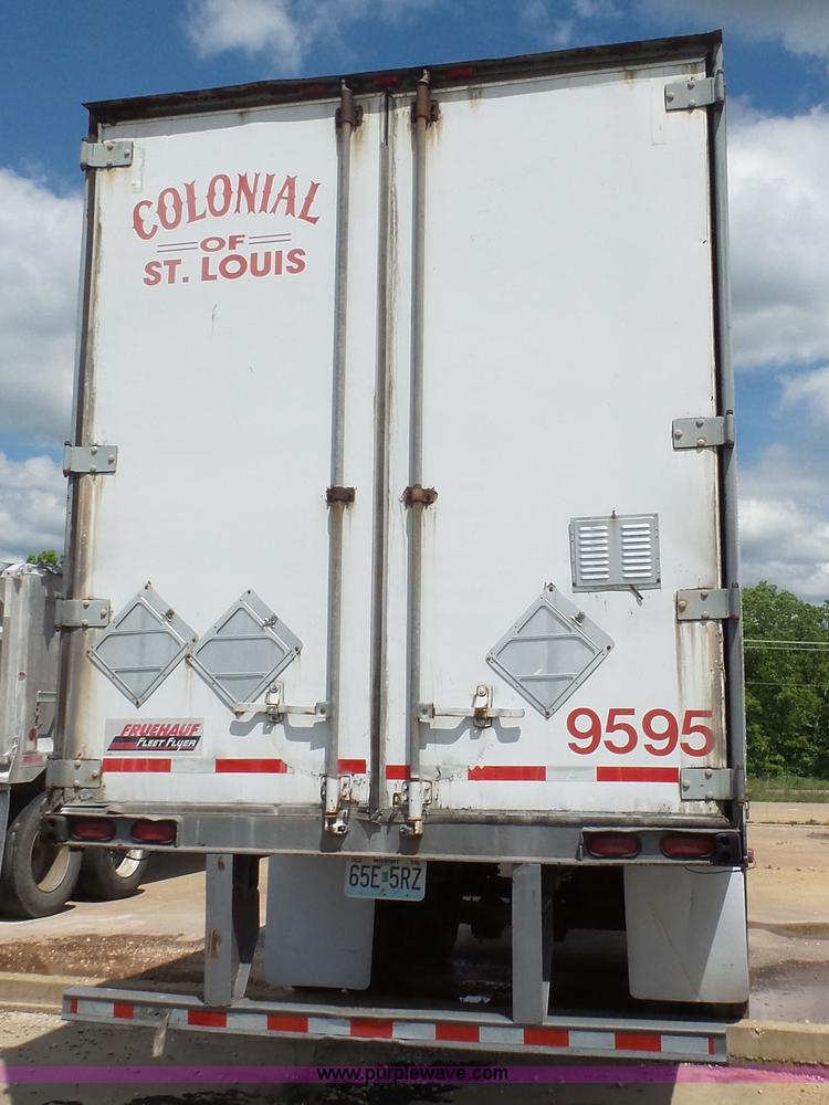 image for item K1410 1999 Fruehauf dry van trailer