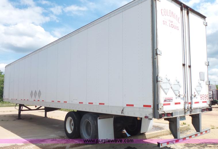 image for item K1410 1999 Fruehauf dry van trailer