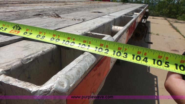 image for item K1414 2008 Reinke drop deck trailer