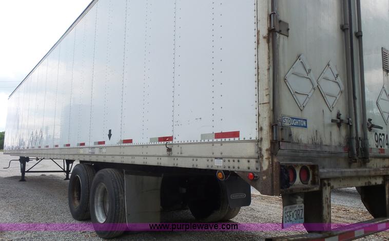 image for item K1419 2001 Stoughton AVW-535T-SCAR dry van trailer