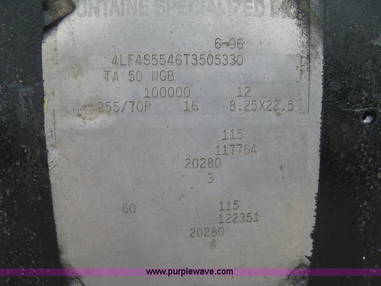 image for item L3827 1996 Fontaine TA50NGB lowboy equipment trailer