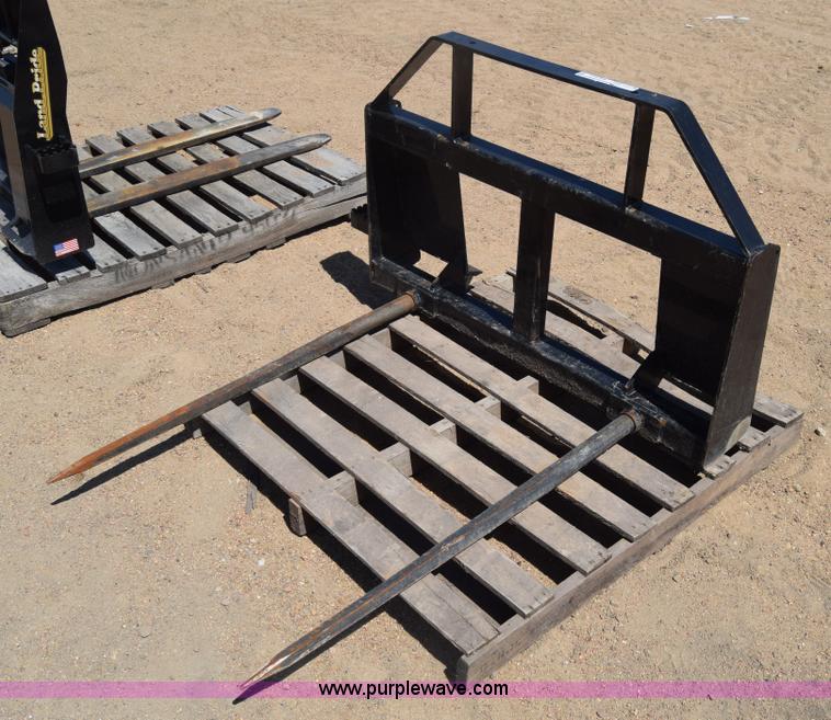 Land Pride BS23 skid steer hay forks in Kinsley, KS Item BW9934 sold