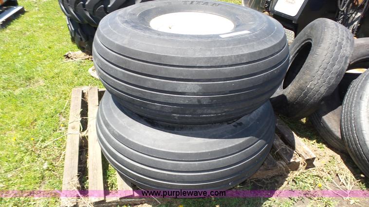 image for item BX9081 (2) Titan 16.5L-16.1SL ribbed tires