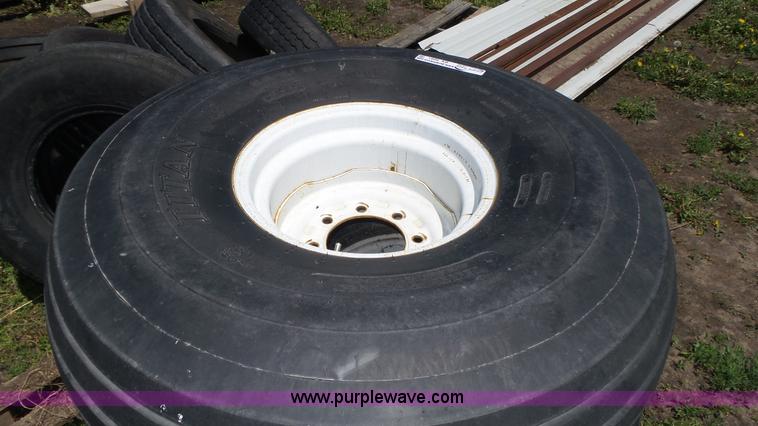 image for item BX9081 (2) Titan 16.5L-16.1SL ribbed tires