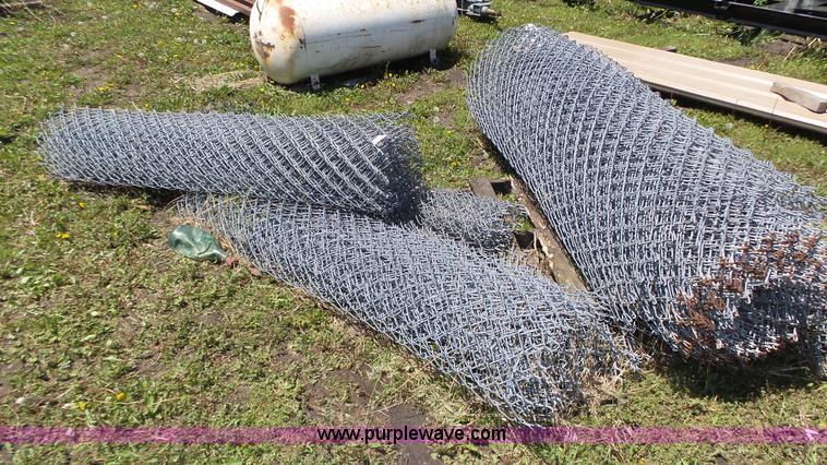 image for item BX9083 (5) rolls of Hurricane chainlink fence