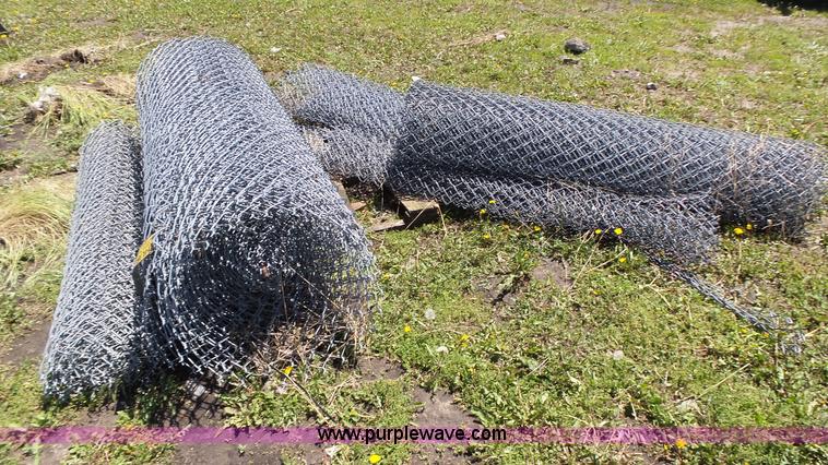 image for item BX9083 (5) rolls of Hurricane chainlink fence