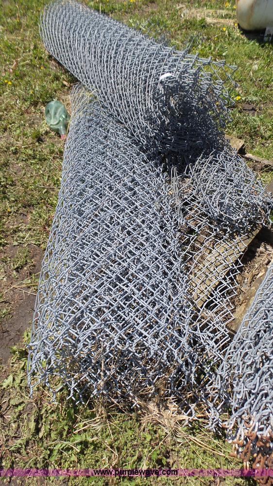 image for item BX9083 (5) rolls of Hurricane chainlink fence
