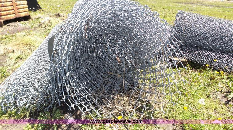 image for item BX9083 (5) rolls of Hurricane chainlink fence
