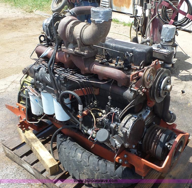 image for item BX9086 Allis Chalmers 670T six cylinder turbo diesel engine