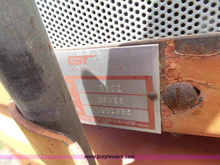 image for item BZ9561 GT 3802 grain dryer