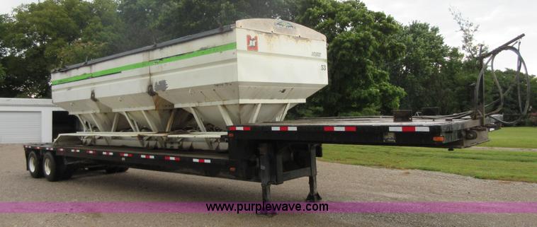 image for item I1989 1978 Transport Systems Inc drop deck trailer
