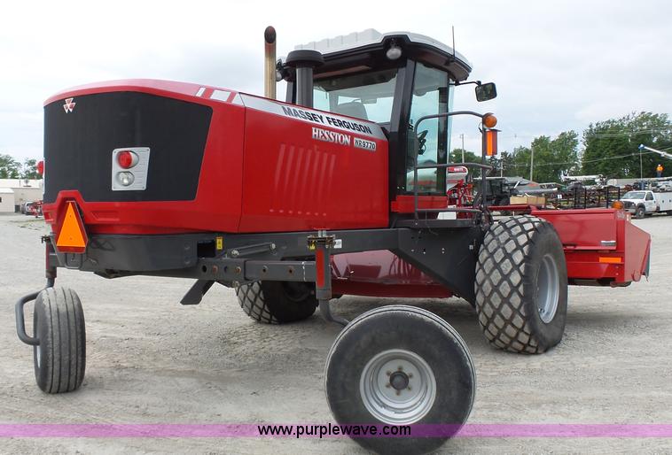 image for item J4951 2013 Massey-Ferguson WR9770 self-propelled windrower