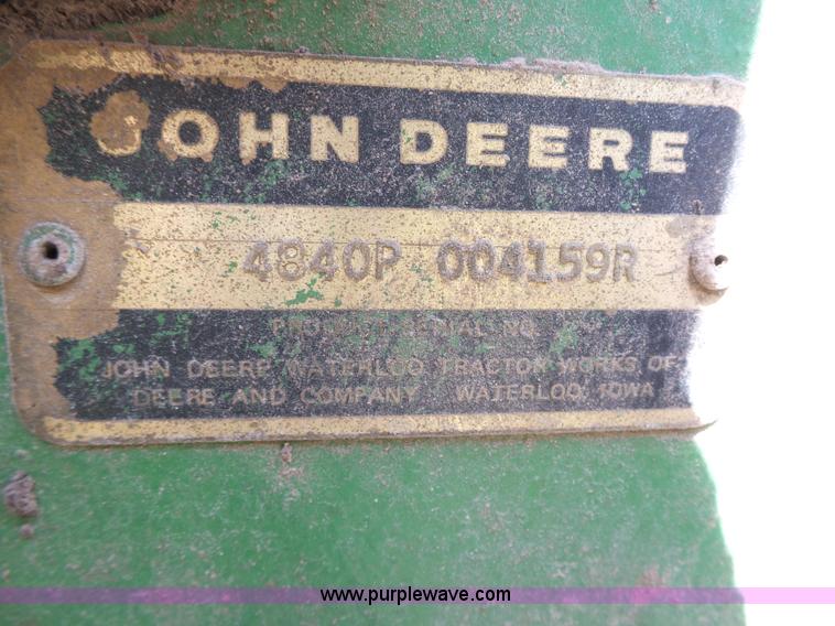 image for item K2215 1978 John Deere 4840 tractor