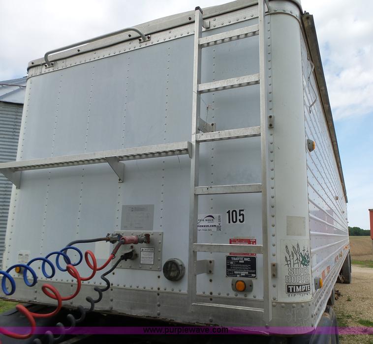 image for item K2220 1996 Timpte Super Hopper double hopper grain trailer