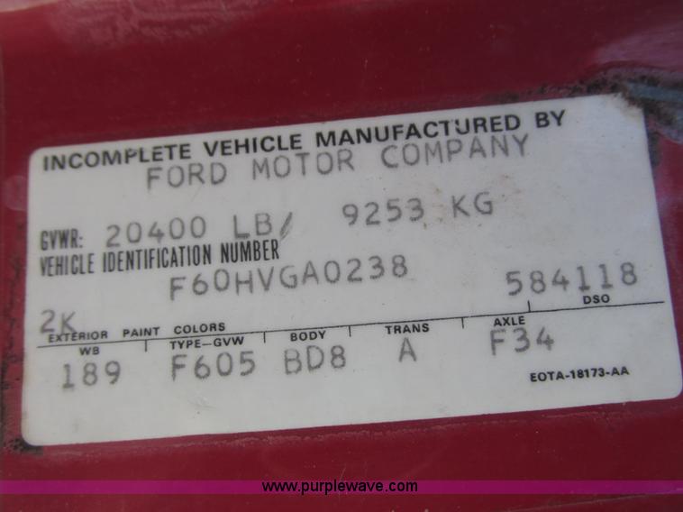 image for item K4704 1980 Ford grain truck