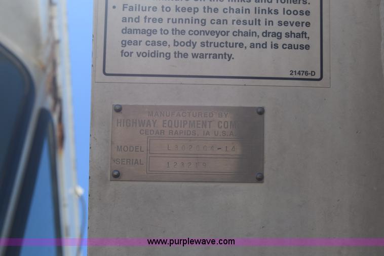 image for item K7312 1996 Tyler Titan 4375 self-propelled applicator