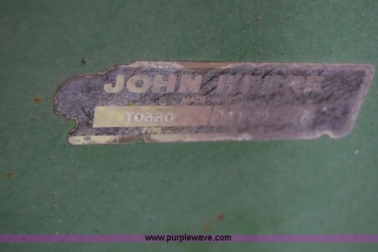 image for item K7315 John Deere T0330 disk