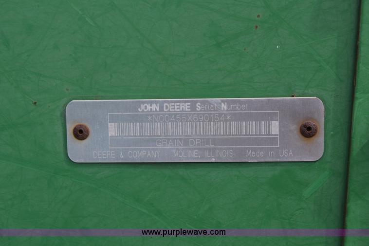 image for item K7322 John Deere 455 grain drill