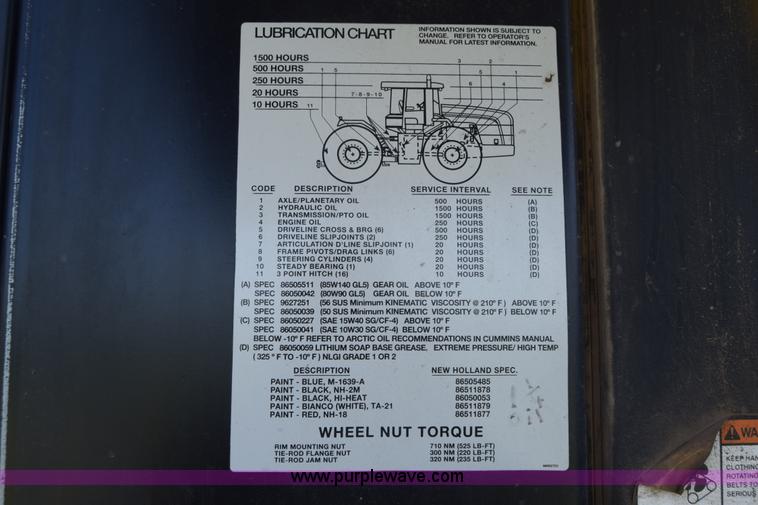 image for item K7323 1997 New Holland 9482 Versatile 4WD tractor