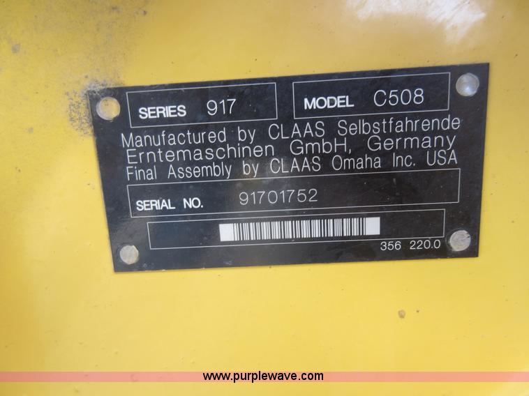 image for item K7838 Lexion C508-30 corn head