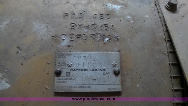 image for item K8301 Caterpillar SR4 generator