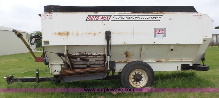 image for item K8302 RotoMix 533-16 Hay Pro feed mixer