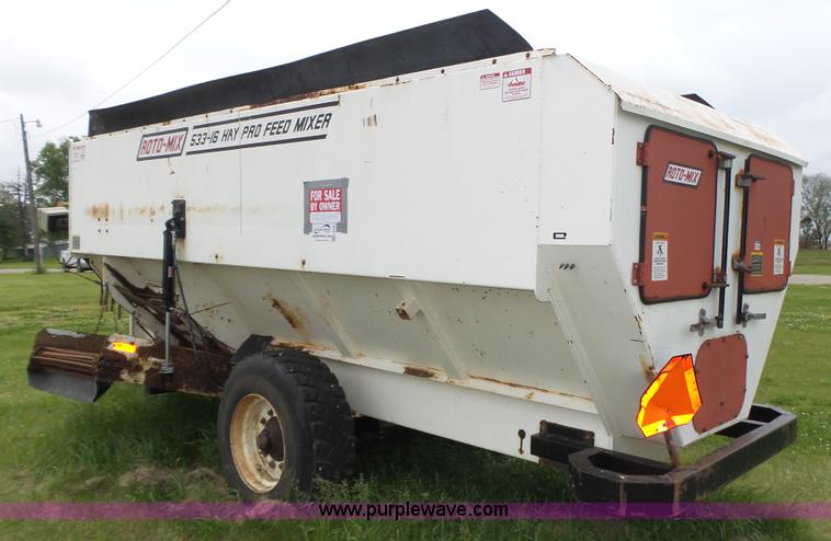 image for item K8302 RotoMix 533-16 Hay Pro feed mixer