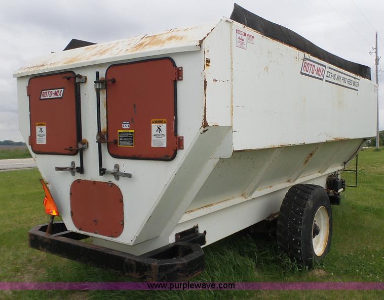 image for item K8302 RotoMix 533-16 Hay Pro feed mixer