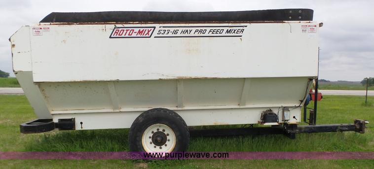image for item K8302 RotoMix 533-16 Hay Pro feed mixer