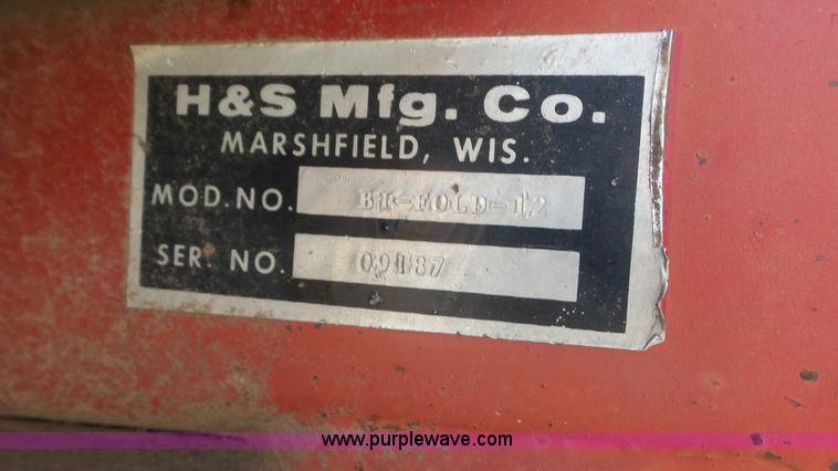 image for item L2008 H&S Bi-Fold-12 hay rake