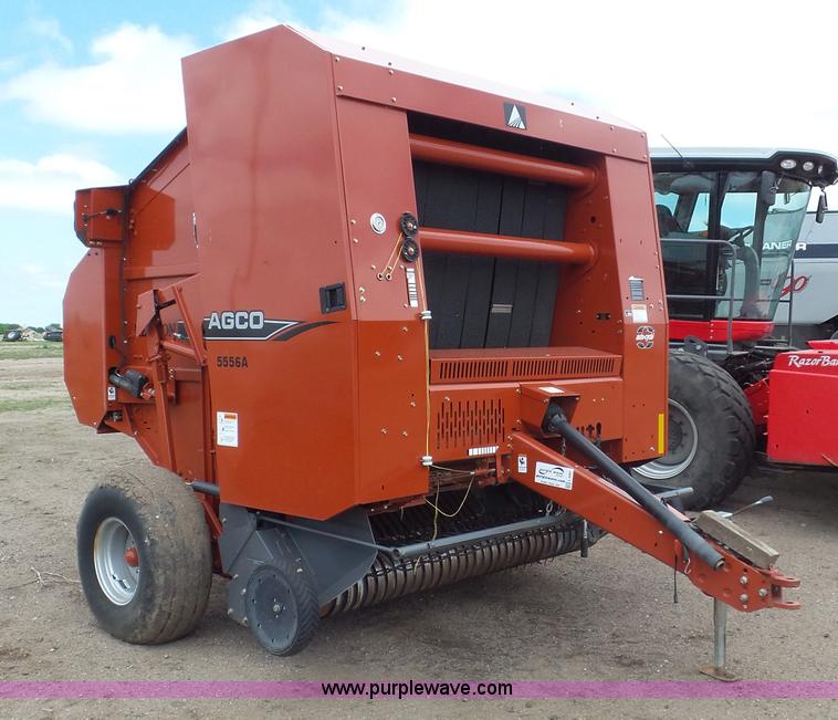 image for item L2061 2008 AGCO Hesston 5556A round baler