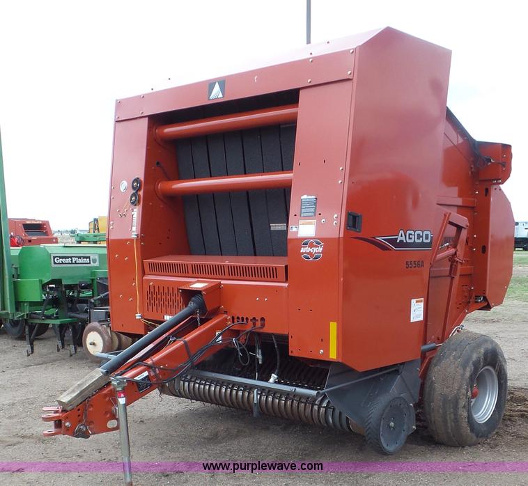 image for item L2061 2008 AGCO Hesston 5556A round baler