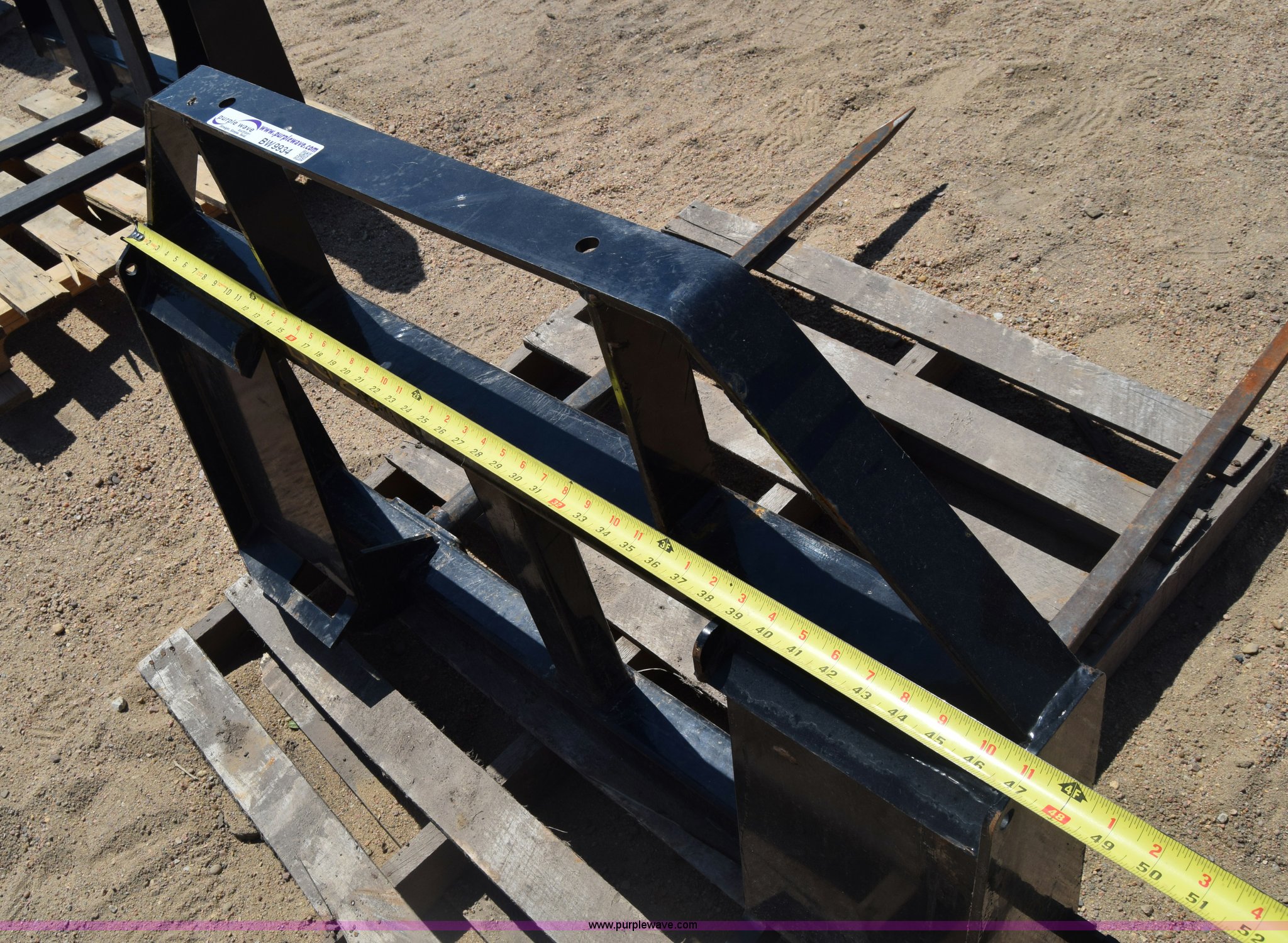 Land Pride BS23 skid steer hay forks in Kinsley, KS Item BW9934 sold