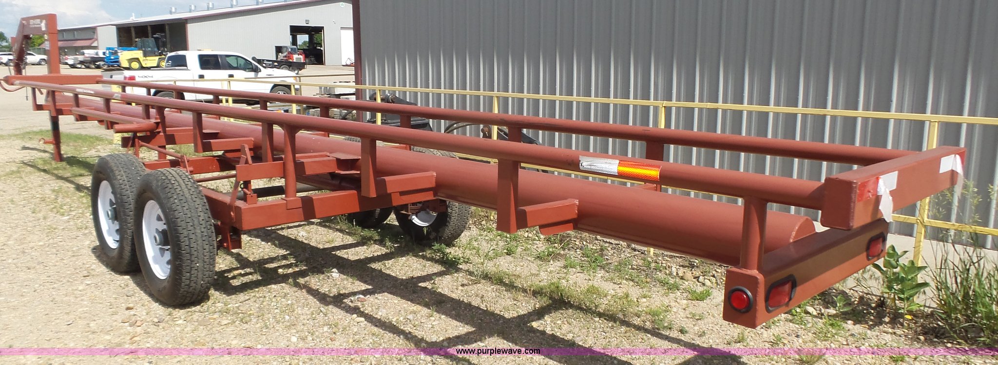 2009 GoBob Red Rhino hay trailer in Grand Island, NE Item K8329 sold