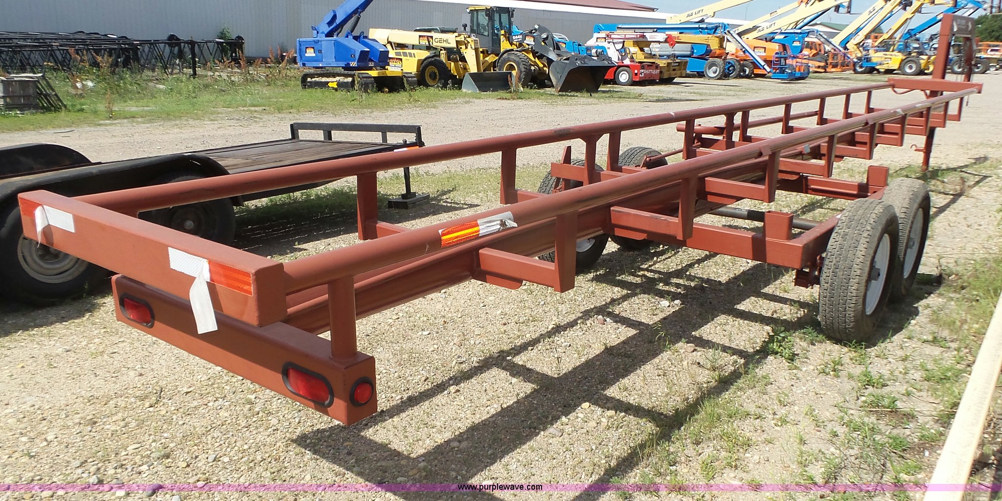 2009 GoBob Red Rhino hay trailer in Grand Island, NE Item K8329 sold